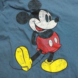 Distressed Mickey Mouse Graphic Tee